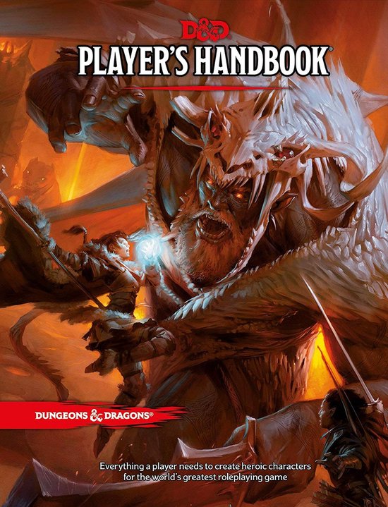Boek cover Dungeons & Dragons Players Handbook (Core Rulebook, D&d Roleplaying Game) van Wizards of the Coast (Hardcover)