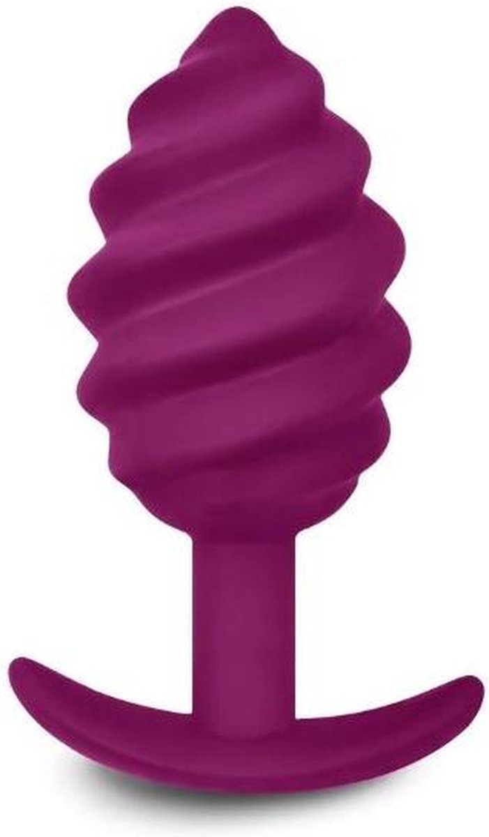 Goedkoopste G-Vibe - G-plug Twist 2 - Geribbelde Buttplug - Paars