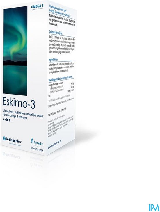 Metagenics Eskimo-3 Limoen - 210 ml - Voedingssupplement | bol.com