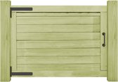 vidaXL - Poort - 75x100 - cm - geïmpregneerd - grenenhout
