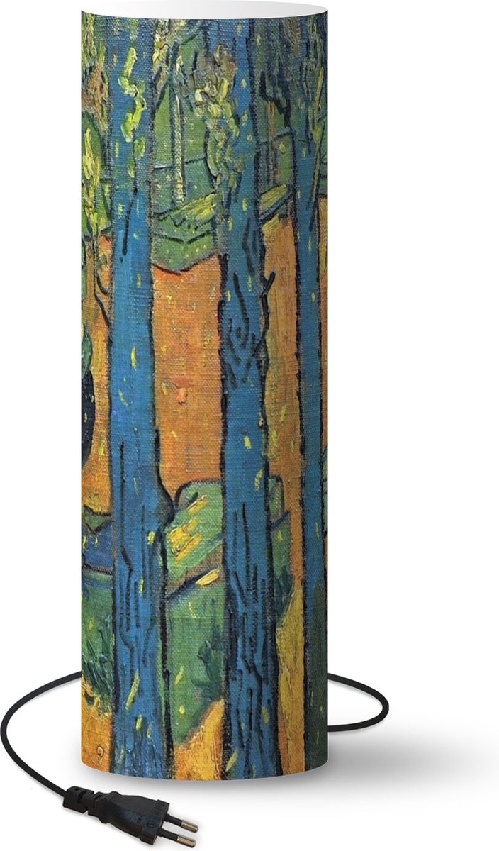 Lamp - Nachtlampje - Tafellamp slaapkamer - Les Alyscamps - Vincent van Gogh - 50 cm hoog - Ø15.9 cm - Inclusief LED lamp