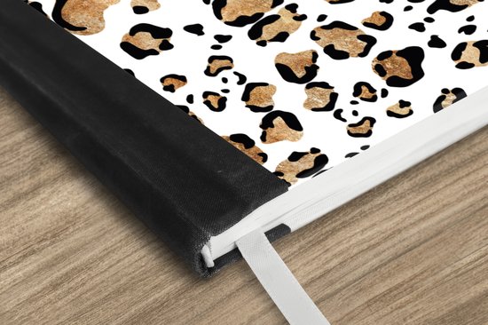 Carnet - Carnet d'écriture - Imprimé panthère - Marron - Motifs - Carnet - Format A5 - Bloc-notes