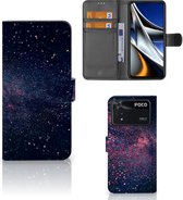 GSM Hoesje Xiaomi Poco X4 Pro 5G Flip Cover Stars