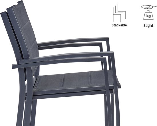 ESTEXO Polyrotan tuinmeubelset, zitgroep, rotan tuinset, eetgroep, stoel, tafel, set tuintafel en stoel, set voor 4 personen, glas, glazen tafel ( beige-bruin