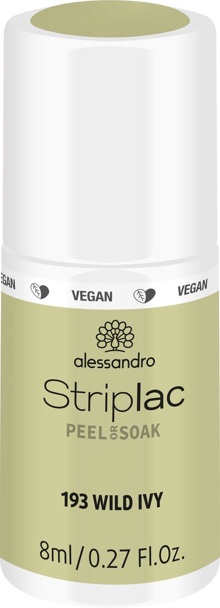 Goedkoopste Alessandro Striplac Peel or Soak - 193 Wild Ivy - Gel Nagellak - 8 ml