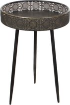 Table ronde Mica Decorations noir taille en cm: 58 x 40