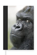 Notitieboek - Schrijfboek - Een verbazingwekkende Gorilla - Notitieboekje - A5 formaat - Schrijfblok