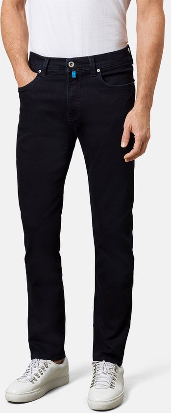 Pierre Cardin - Pantalon Lyon Future Flex Blauw Foncé - Coupe Moderne - Pantalon Homme taille W 34 - L 32