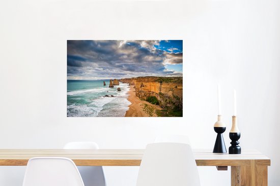 Poster Les douze apôtres 90x60 cm - Tirage photo sur Poster (décoration murale salon / chambre)