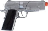 Zilveren pistool 18 cm 8 shots