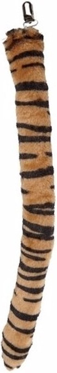 Pluche tijger staart - 50 cm - verkleden - katachtige - voor kinderen - dierenstaart - speelgoed