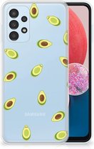 Telefoon Hoesje Geschikt voor Samsung Galaxy A13 4G Siliconen Hoesje met Foto Avocado