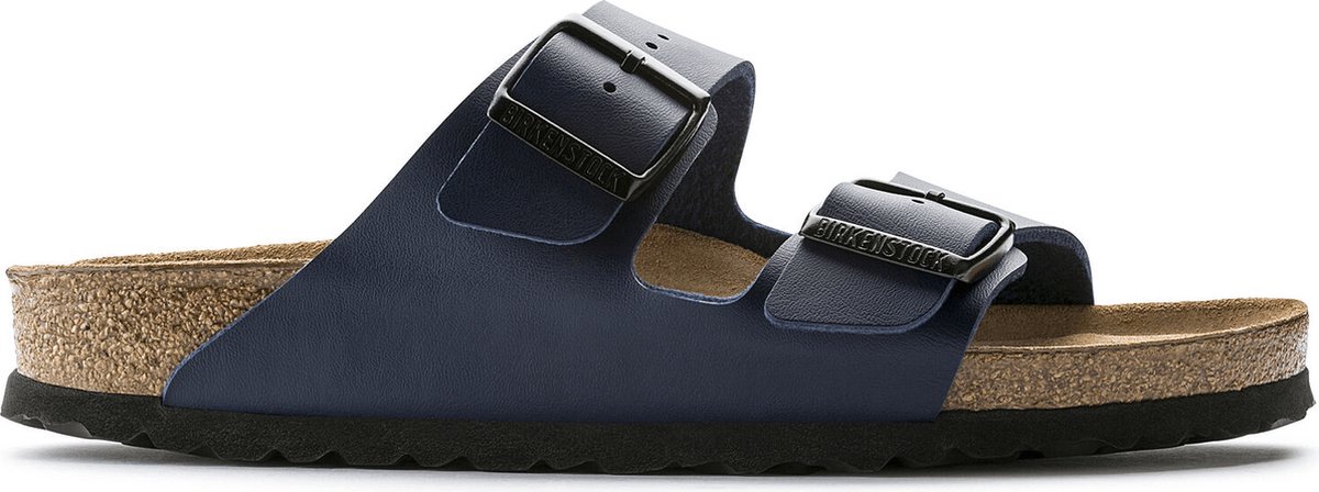 Birkenstock Arizona Slippers Regular-fit Imitatieleer 051061 Blauw
