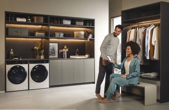 Lave-linge Séchant Haier I-Pro Series 5 HWD80-B14959U1 – Pose Libre, Performance Et Gain De Place