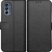 Cazy Motorola Moto G62 5G hoesje - Book Wallet Case - Zwart