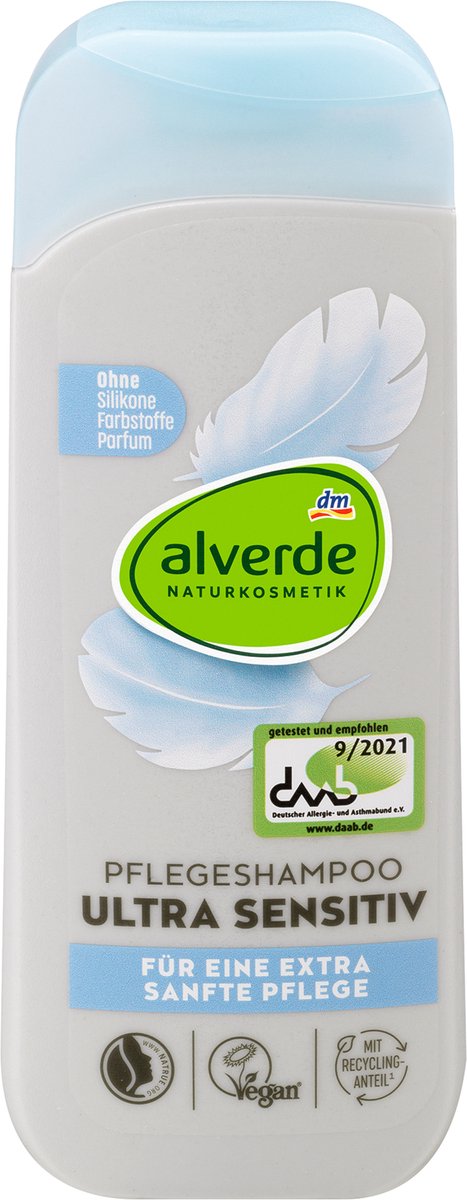 alverde NATURKOSMETIK Shampoo Ultra Sensitiv, 200 ml