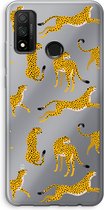 Case Company® - Hoesje geschikt voor Huawei P Smart (2020) hoesje - Luipaard - Soft Cover Telefoonhoesje - Bescherming aan alle Kanten en Schermrand