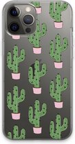Case Company® - Hoesje geschikt voor iPhone 13 Pro Max hoesje - Cactus Lover - Soft Cover Telefoonhoesje - Bescherming aan alle Kanten en Schermrand