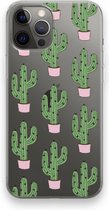 Case Company® - Hoesje geschikt voor iPhone 12 Pro Max hoesje - Cactus Lover - Soft Cover Telefoonhoesje - Bescherming aan alle Kanten en Schermrand