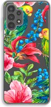 Case Company® - Hoesje geschikt voor Samsung Galaxy A13 4G hoesje - Papegaaien - Soft Cover Telefoonhoesje - Bescherming aan alle Kanten en Schermrand