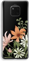 Case Company® - Hoesje geschikt voor Huawei Mate 20 Pro hoesje - Floral bouquet - Soft Cover Telefoonhoesje - Bescherming aan alle Kanten en Schermrand