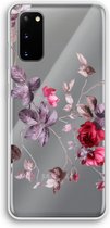 Case Company® - Hoesje geschikt voor Samsung Galaxy S20 hoesje - Mooie bloemen - Soft Cover Telefoonhoesje - Bescherming aan alle Kanten en Schermrand