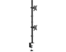 Digitus Bureau Monitorhouder 2X Lcd-Arm Tot 32 Inch, Maximaal 8 Kg Zwart