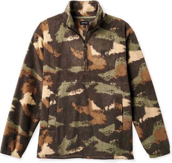 Brixton BLANKET FLEECE 1/2 ZIP Heren Trui Maat XL