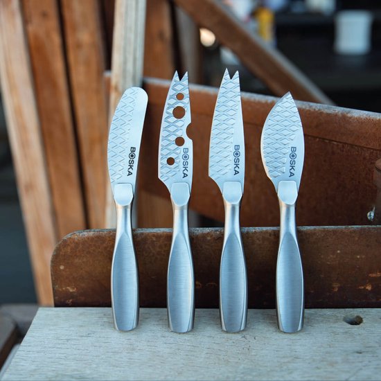Boska Mini Monaco + - Set de couteaux à fromage - pour tous les fromages - 4 pièces