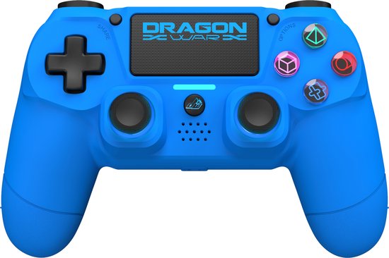 Manette de Jeu PlayStation 4 / PC sans fil Dragon Shock 4 Officielle Bleue.  Haute... | bol.com