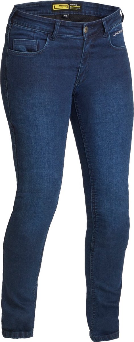 Lindstrands Motorjeans Rone Lady blauw 40