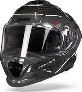 SMK Titan Carbon Nero White Grey 2XL - Maat 2XL - Helm