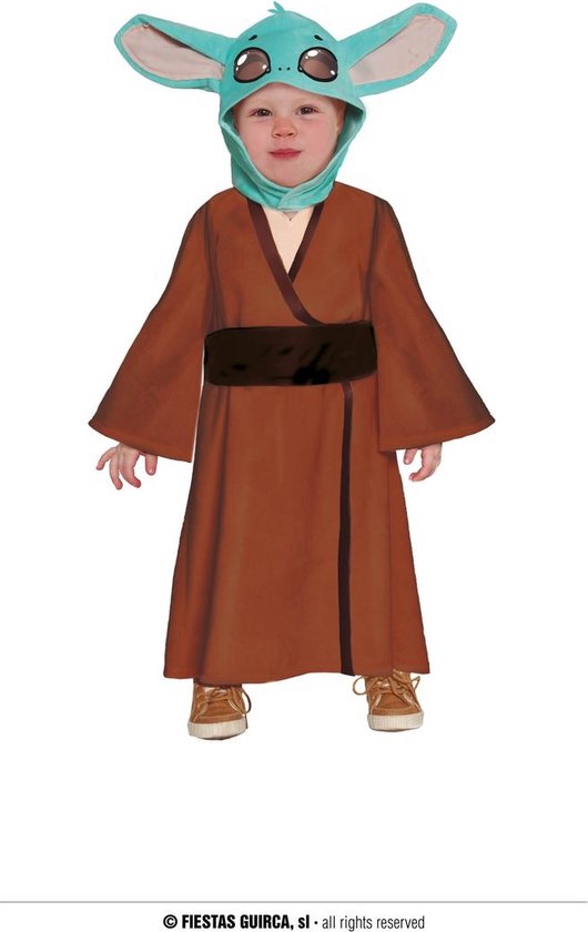 Droevige Baby Yoda afdrukbaar Kleurplaat - Kinderen Kleurplaat