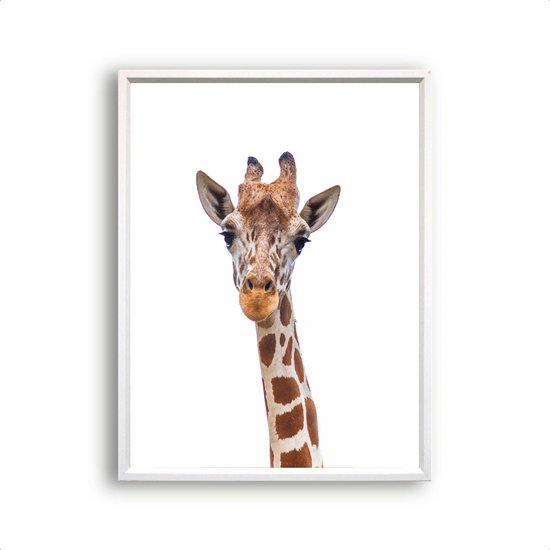 Poster Jungle / safari giraf hoofd / Jungle / Safari / 30x21cm