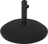 Outsunny Zonneschermstandaard zonneschermvoet 25kg parasolvoet ca. 50 cm cement zwart 840-047