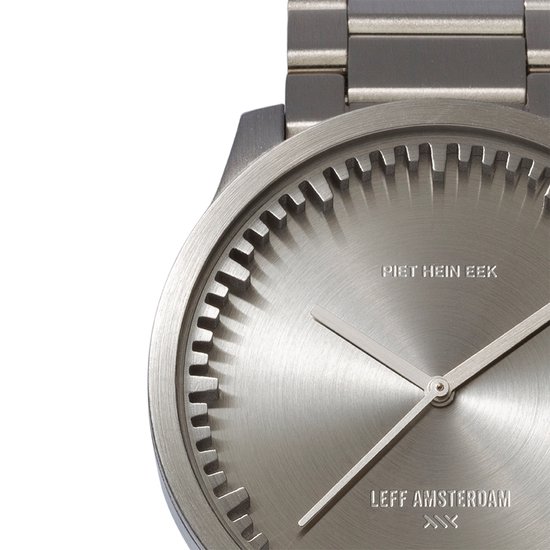 LEFF amsterdam - S38 - Horloge - Staal - Grijs - Ø 38mm