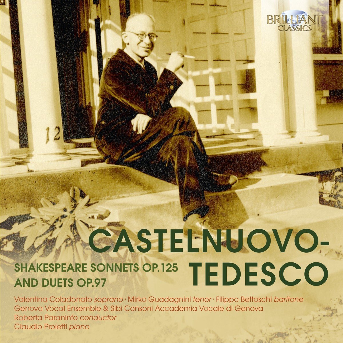 Mirko Guadagnini - Castelnuovo-Tedesco: Shakespeare Sonnets Op.125 & (CD)