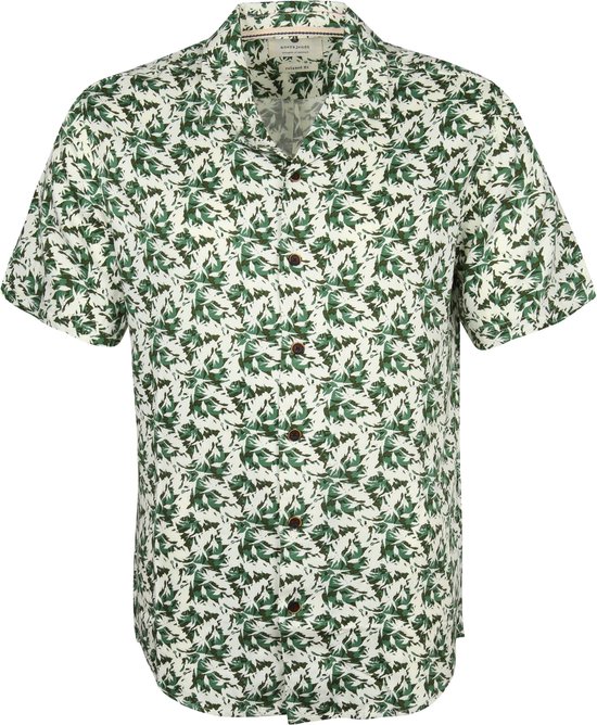Anerkjendt - Overhemd Akleo Groen - M - Heren - Modern-fit