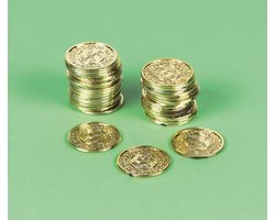 Amscan Piratenmunten Goud 72 Stuks