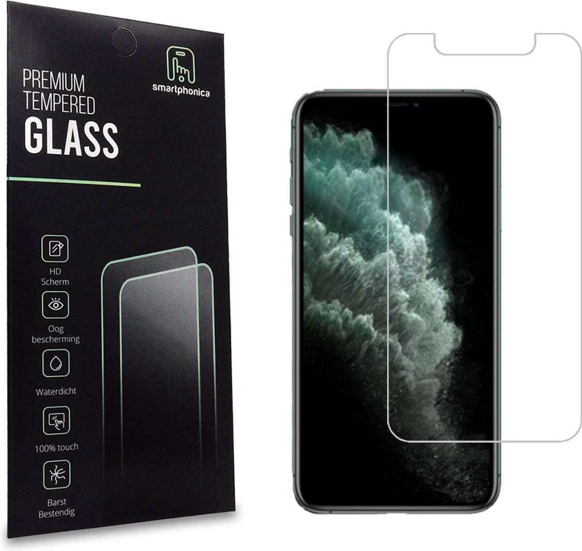 Smartphonica iPhone 11 Pro Max screenprotector van glas met notch geschikt voor iPhone 11 Pro Max