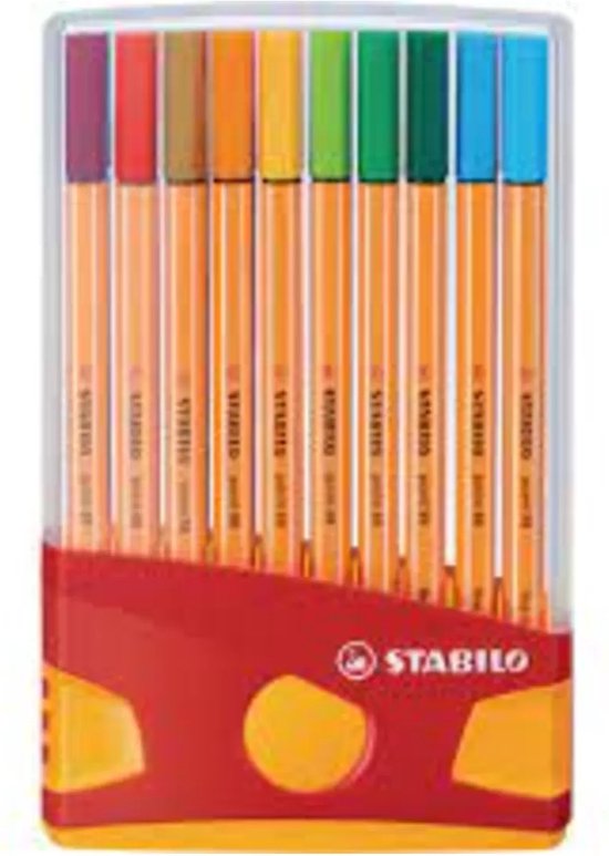 Stabilo Fine Writer Point 88 20 pièces