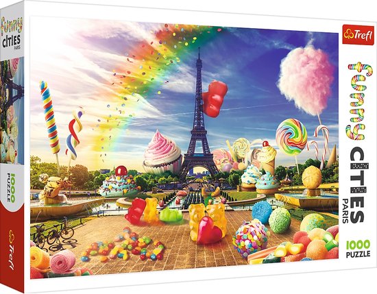 Trefl Puzzle Bonbons à Paris: 1000 pièces | bol