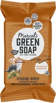 Marcel's Green Soap Lingettes Nettoyantes Santal & Cardamome 60 pièces