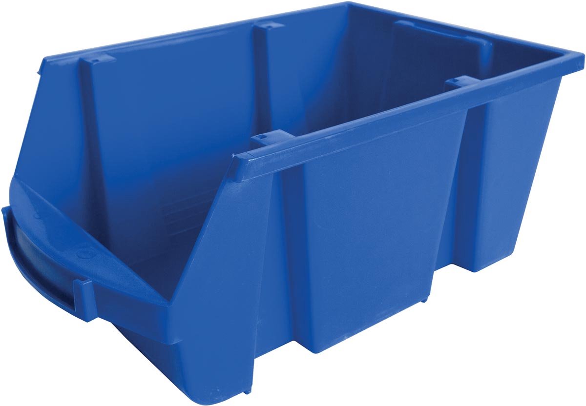 Viso magazijnbak 10 liter, blauw 24 stuks