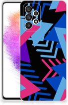Smartphone hoesje Geschikt voor Samsung Galaxy A73 5G TPU Case Funky Triangle