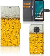 Telefoonhoesje Nokia G50 Flip Cover Valentijn Cadeautje hem Bier