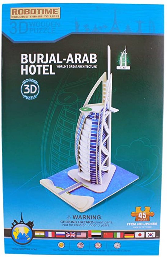 3D puzzel Hotel Burj El Arab