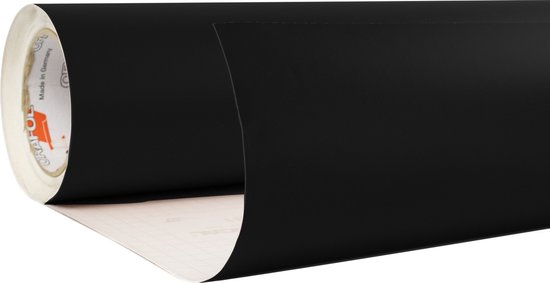 Plakfolie - Oracal - Zwart – Mat – 117 cm x 5 m - RAL 9005 - Meubelfolie - Interieurfolie - Zelfklevend