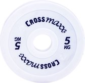 Crossmaxx Elite Fractional Plate - Per stuk - 5.0 kilo - Wit - 8462
