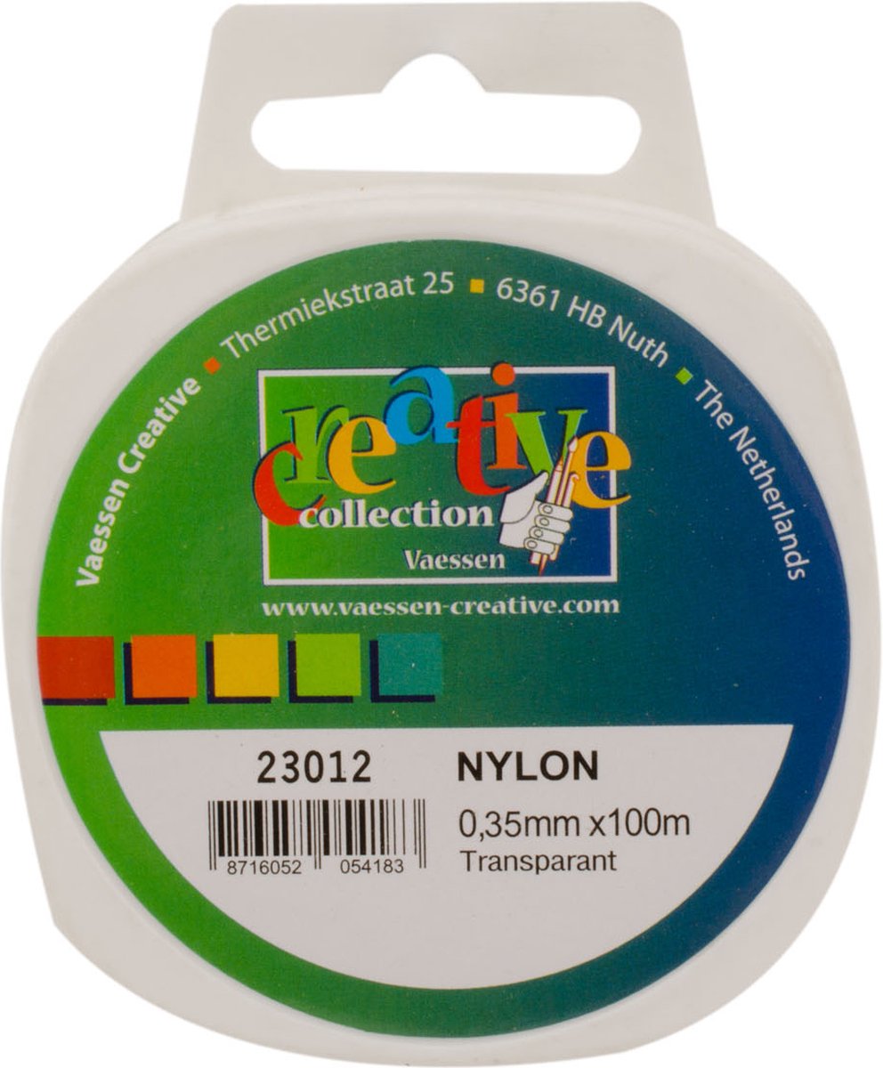 Vaessen Creative Nylon Draad - 0,35mmx100m